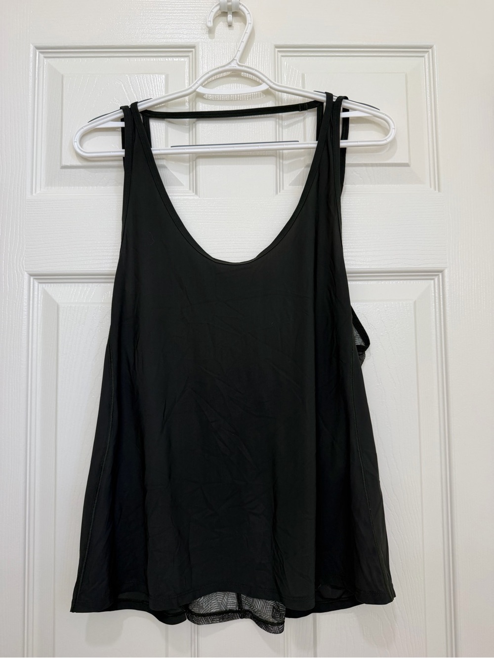 lululemon athletica Black Flowy Scoop Tank